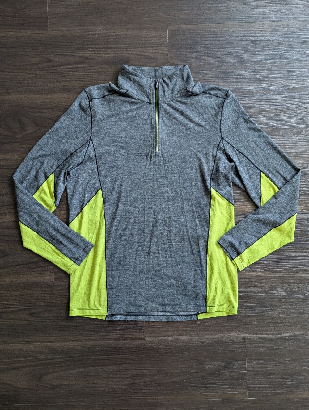 SmartWool Men's Pullover Wool Blend 1/4 Zip Medium Outdoor Gorpcore Hiking